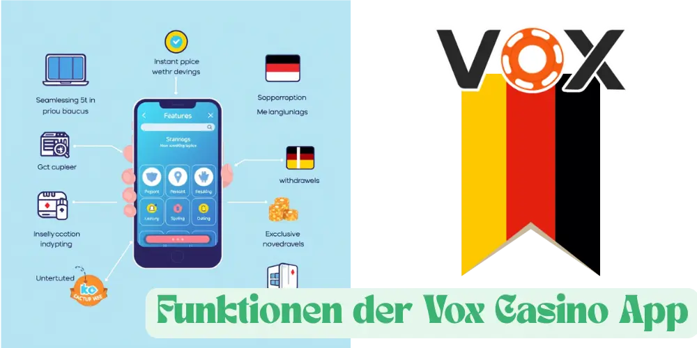 Funktionen der Vox Casino App